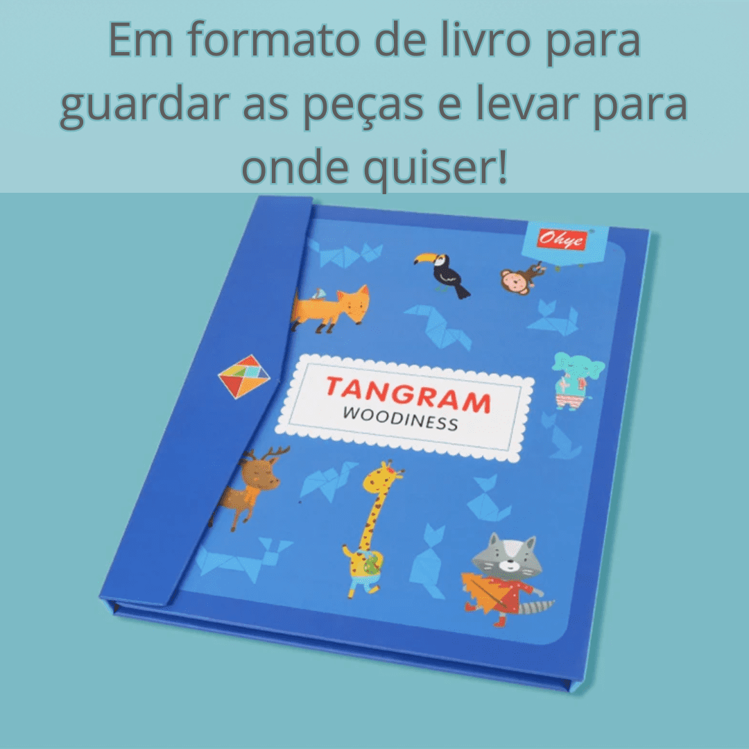 Tangram - Brinquedo Educativo Magnético