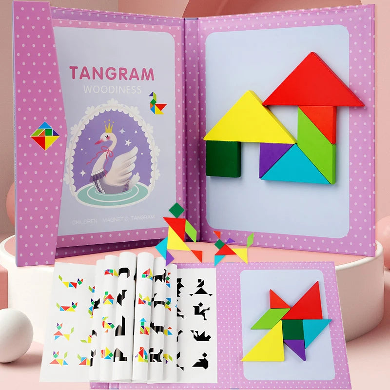 Tangram - Brinquedo Educativo Magnético