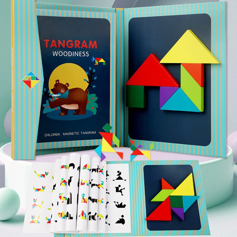 Tangram - Brinquedo Educativo Magnético