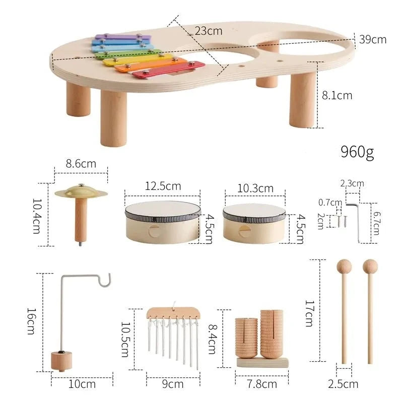 Bateria Musical Montessori